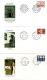 Denmark 1980;  9 Issues On 14 FDC. - FDC