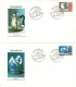 Denmark 1980;  9 Issues On 14 FDC. - FDC
