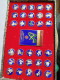 Plaque Et Pin's Mascotte Panda Or 24 K Carats Asian Games XI Coffret Luxe - Altri & Non Classificati