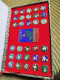 Plaque Et Pin's Mascotte Panda Or 24 K Carats Asian Games XI Coffret Luxe - Altri & Non Classificati