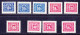 TCHECOSLOVAQUIE TAXE N°   67 à 71, 73, 75 à 77 ** MNH Neufs Sans Charnière, B/TB (D1190) 1946-48 - Portomarken