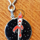 RARE. Porte-Clés « Objectif Lune » ©HERGECORNER 633 - Tintin