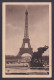 FRANCE, Postcard RPPC, Tour Eiffel, Eiffel Tower - Tour Eiffel