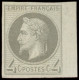 ** EMPIRE LAURE - R27Be  4c. Gris, ROTHSCHILD, Bdf, TB, Cote * - 1863-1870 Napoléon III Con Laureles