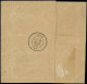 Let EMISSION DE BORDEAUX - 41B   4c. Gris, R II, PAIRE, Petit Pli D'angle Sur Le 1er, Pli D'archive Sur Le 2e, Obl. Càd - 1849-1876: Klassik