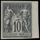 ** TYPE SAGE - 89b  10c. Noir Sur Lilas, NON DENTELE Petit Bdf, Frais Et TTB - 1876-1898 Sage (Type II)