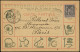 Let TYPE SAGE - 89   10c. Noir Sur Lilas, Obl. Càd SINCENY 28/5/98 S. CP Sténographie Duployé, TB - 1849-1876: Periodo Clásico
