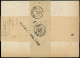 Let TYPE SAGE - 90   15c. Bleu, PAIRE Et N°89 10c. Noir Sur Lilas, Obl. Càd CHARGEMENTS/TOULON-S-MER S. Bande Rec. Avec  - 1849-1876: Classic Period