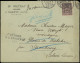 Let TYPE SAGE SUR LETTRES - N°97 Obl. Càd ROANNE 22/1/89 S. Env. Pour PLAINE De WALCHE Alsace Lorraine, Le Facteur A écr - 1877-1920: Semi-moderne Periode