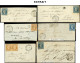 Let OBLITERATIONS PAR DEPARTEMENTS - 23/DORDOGNE Collection De 106 Lettres, Obl. PC, GC Et PC Du GC, TB - 1849-1876: Klassik