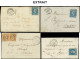 Let OBLITERATIONS PAR DEPARTEMENTS - 23/DORDOGNE Collection De 106 Lettres, Obl. PC, GC Et PC Du GC, TB - 1849-1876: Klassik