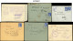 Let Guerres 1939/1945 - Correspondance D'un Réfugié Espagnol En France (1939-40), 45 Lettres Dont 11 Affr. FM N°10, Cach - 2. Weltkrieg 1939-1945