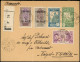 Let NIGER 1, 2, 34, 47 Et 54 Obl. N'GUIMI 2/7/38 S. Env. Rec., étiquette De MAINE SOROA 15/7, Arr. Epinal, TB - Otros & Sin Clasificación