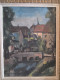 MIELLER (XXéme) Huile Sur Isorel " Vue De Oberlinxweiler Saar " Datée 1943  Cadre Montparnasse 62 X78 Cm - Oils