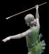 ENORME ESCULTURA ART DECO EN CALAMINA COLOREADA - DIANA CAZADORA - Andere & Zonder Classificatie