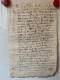 N°3050 ANCIENNE LETTRE A DECHIFFRER 17 EME SIECLE PAS DE DATE - Documents Historiques
