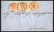 Cover 1853/6, Due Lettere Affrancate Per La Tariffa Interna Con Francobolli E Per La Tariffa Della Svizzera Pagata In Co - Lombardy-Venetia