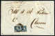 Cover 1851, Frontespizio Di Fattura Per Giornali Da Bergamo Il 27.11 Per Clusone Affrancata Con Coppia (3 Cent) Tipo II, - Lombardy-Venetia