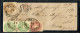 Cover 1865, 3 Kreuzer Im Senkrechtem Paar, Ausgabe 1863 3+3+ 5+15 (Vorderseite) +10 Kreuzer (Rückseite) Auf Rekomandirte - Otros & Sin Clasificación