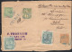 ✉ 1904, Madagascar, Devant De Lettre Chargée D'une Valeur Déclarée De 600fr, Affranchie Avec (1x) 1fr Olive (Y&T 59 - Ty - Otros & Sin Clasificación