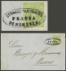 ARGENTINA: GJ.8, 10c. Green, With Very Wide Margins And Of Excellent Quality, Franking A Folded Cover Sent From Mendoza  - Cartas & Documentos