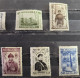 Mongolia Scott #64-70 - A8: 5m Indigo, 10m Dull Green, A9: 15m Dp Brown, 20m Rose Red, 25m Dull Violet, A10: 40m Gray Bl - Mongolie