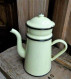 * Ancienne Cafetière émaillée, Jaune-pâle Et Avec Son Filtre (complète) - Andere & Zonder Classificatie