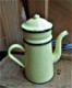 * Ancienne Cafetière émaillée, Jaune-pâle Et Avec Son Filtre (complète) - Andere & Zonder Classificatie