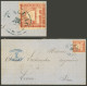 PERU: Yvert 14 (Sc.19), 1870 Train, Franking A Folded Cover Sent From Callao To Lima On 29/JUN/1871, With Datestamp Of C - Perú