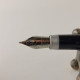 Delcampe - Wooden Fountain Pen Unbranded Iridium Point Germany Medium Nib Matte Trim #5824 - Lapiceros
