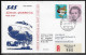 Switzerland.  First SAS Nonstop Flight Zurich-Monrovia, Liberia. 6.11.1972.  Special Cancellation On Special Envelope - Erst- U. Sonderflugbriefe