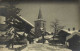 Leysin En Hiver L'Eglise Du Village Animée RV - Leysin