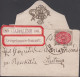 1880. Arveprinsesse Caroline Af Danmark. Nice Small Envelope With Monogram On Back. 8 øre. KJØBENHAVN 27 1... - JF306102 - Covers & Documents