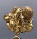 ANTIGUO Y MUY BELLO BRONCE AL ORO MOLIDO FRANCES DE LOS ENAMORADOS - DECORACION SELECTA - Bronces