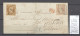 Delcampe - France -Lot De 14 Lettres - Napoléon Empire Non Dentelé  - DEPART : 10 % DE LA VALEUR - 1849-1876: Période Classique