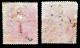 COCHIN STATE 1923, RAMA VERMA 2,  ERROR PI9S FOR PIES, “T” BROKEN IN EIGHT, OFFICIAL 8P FIGURE & WORD, 2 DIFF SHADE, FAI - Cochin