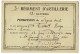 Permission De L'Après-Midi Pour Se Rendre à Nimes, Retour à Minuit - 3e Régiment D'Artillerie, 51e Batterie - 1940 - Documenten