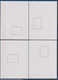 *  4 Blocs Gommés Neufs Représentant Le Timbre N°109 Type Blanc De 1900  Phil@poste Sans Valeur - Autres & Non Classés