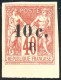 ** N°9 10c Sur 40c Rouge-orange - TB - Other & Unclassified