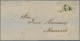 Venezuela: 1863/1864, Eagle 2r. Green, Diagonally Bisected (cut Into In Upper Ri - Venezuela