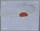 Italian States - Papal State: 1867, 5 C Imperforate, Vertical Gutter Pair, Tied - Papal States