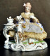 Vintage Collectibles Decorative Porcelain Ceramica Miniature Figurine Statuete (ITALY Capodimonte)-home Antique Decor - Andere & Zonder Classificatie