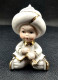 Italian Vintage Porcelain Collectible Miniature Figurine Capodimonte -"Little Mull"(11 Sm),ceramica Italiana,home Decor - Andere & Zonder Classificatie