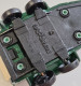 Remorque Van Chevaux Majorette En Metal Vert Porte Blanche 1/36 - Other & Unclassified