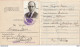 DOCUMENTO IDENTIFICAZIONE PANAMA 1949 (ZP4548 - Documenti Storici