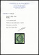 N°2, 15c Vert Obl Grille, Très Grandes Marges Avec Filet De Voisin à Droite. SUPERBE. R.R. (signé Calves/certificats)  Q - 1849-1850 Ceres