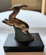 Delcampe - ANCIEN  Paire De Serre-livres Art Déco SCULPTURE  Gazelles REGULE DOUBLE PATINE - Andere & Zonder Classificatie