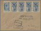 Senegal: 1943, 26.11., Erstflugbrief Dakar - Pointe Noire Und Zurück, Mit AOF-Ze - Senegal (1960-...)