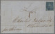Barbados: 1855, 1d. Blue On Blued Paper On Printed Matter To Trinidad; 1d. Was T - Barbados (1966-...)