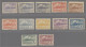 Uruguay: 1939-44, Airmail, Airplane Over Ox Trail, Complete Series Of 13 Stamps - Uruguay
